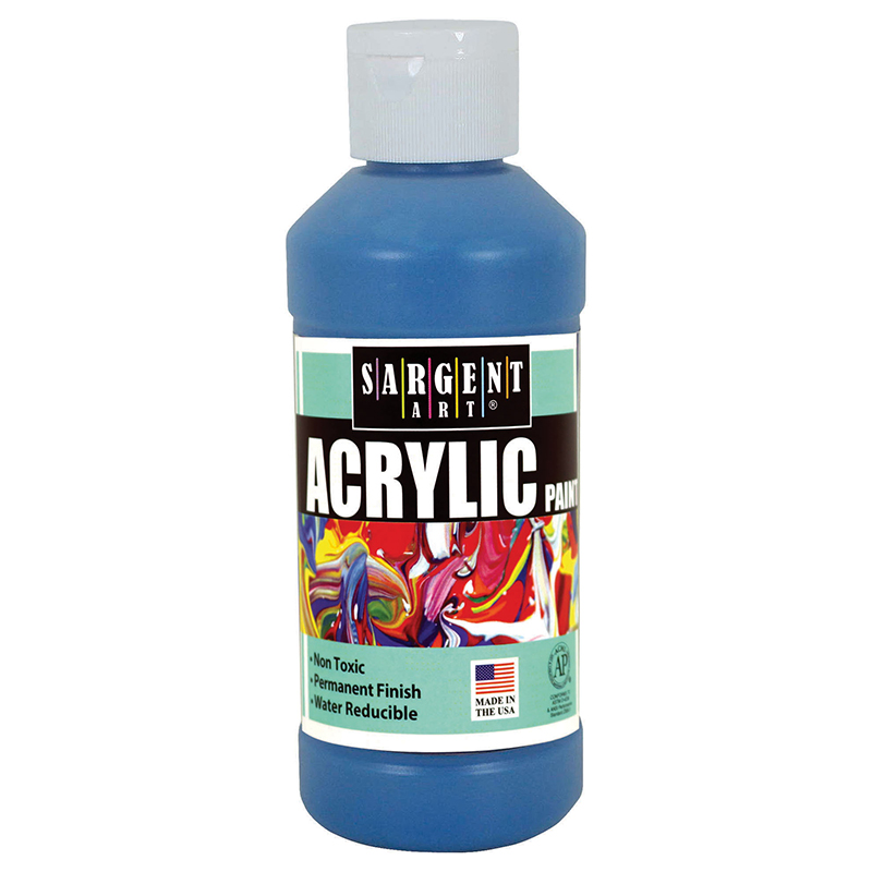 Acrylic Paint, Turquoise, 8 oz