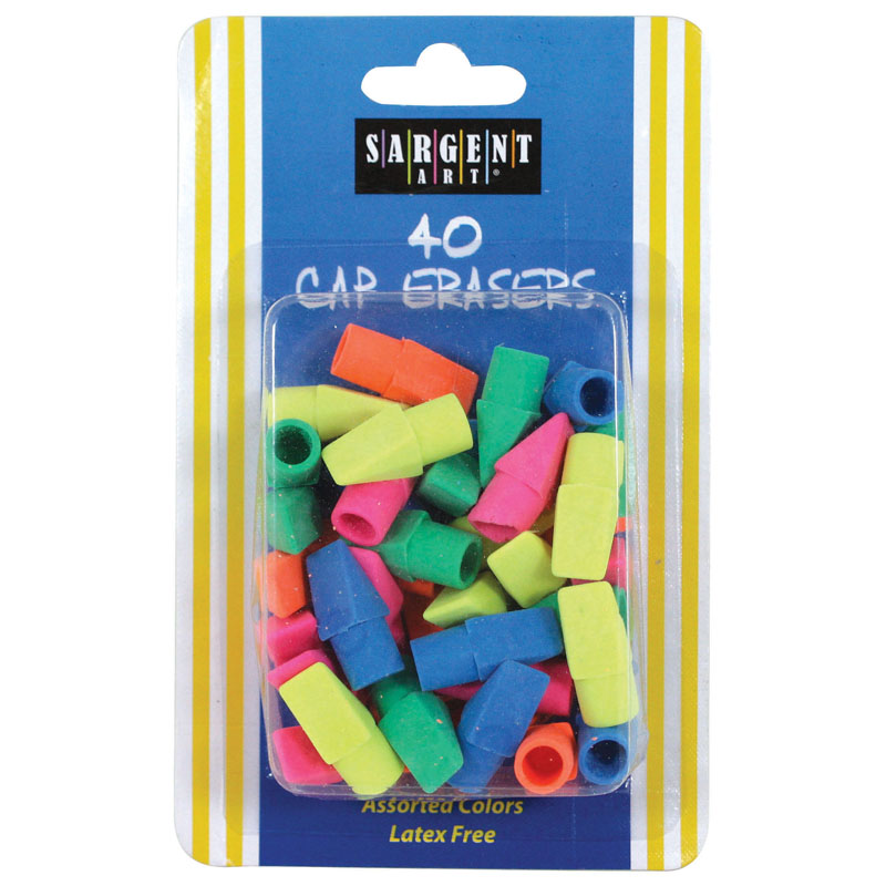 Cap Eraser, Pack of 40
