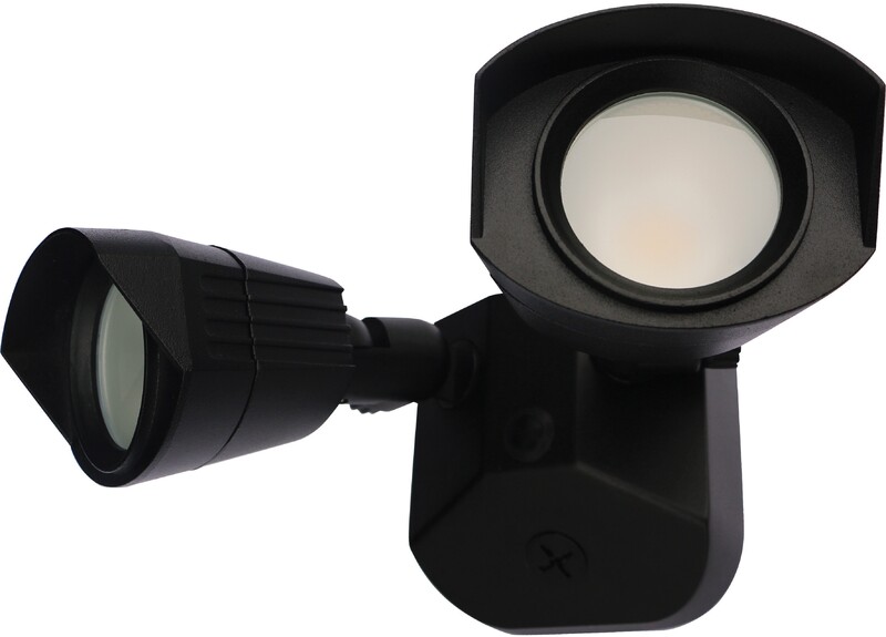 65-220 LED Black Security Light