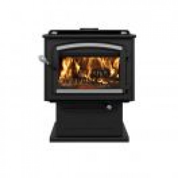 Drolet - Escape 2100 Wood Stove With Brushed Nickel Trims