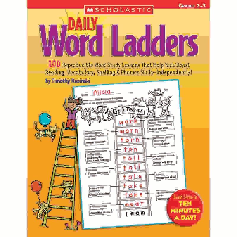 Daily Word Ladders Workbook, Grades 2-3