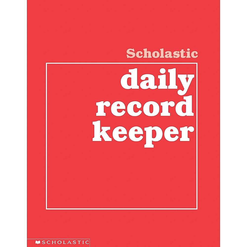 Scholastic Daily Record Keeper, Pack of 3