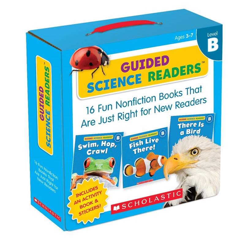 Guided Science Reader, Levels B, Parent Pack, Pack of 16 Books