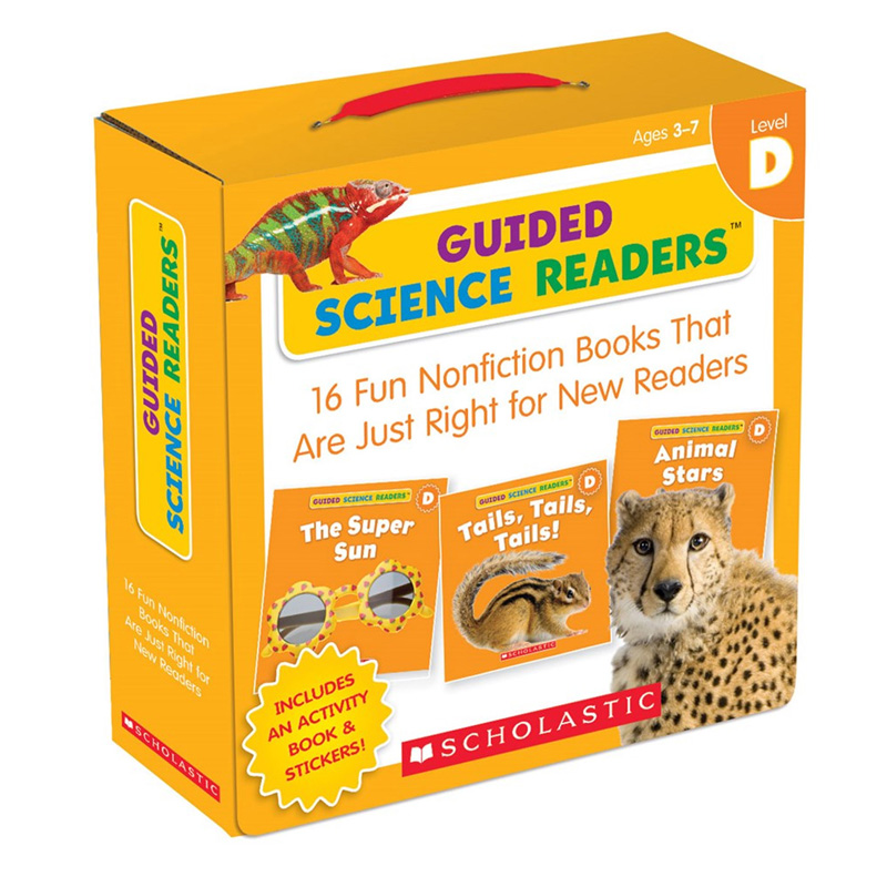 Guided Science Reader, Levels D, Parent Pack, Pack of 16 Books