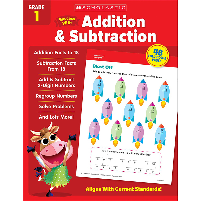 Success With Addition & Subtraction: Grade 1