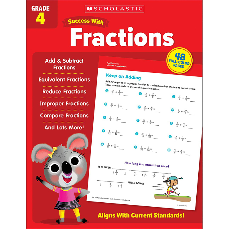 Success With Fractions: Grade 4