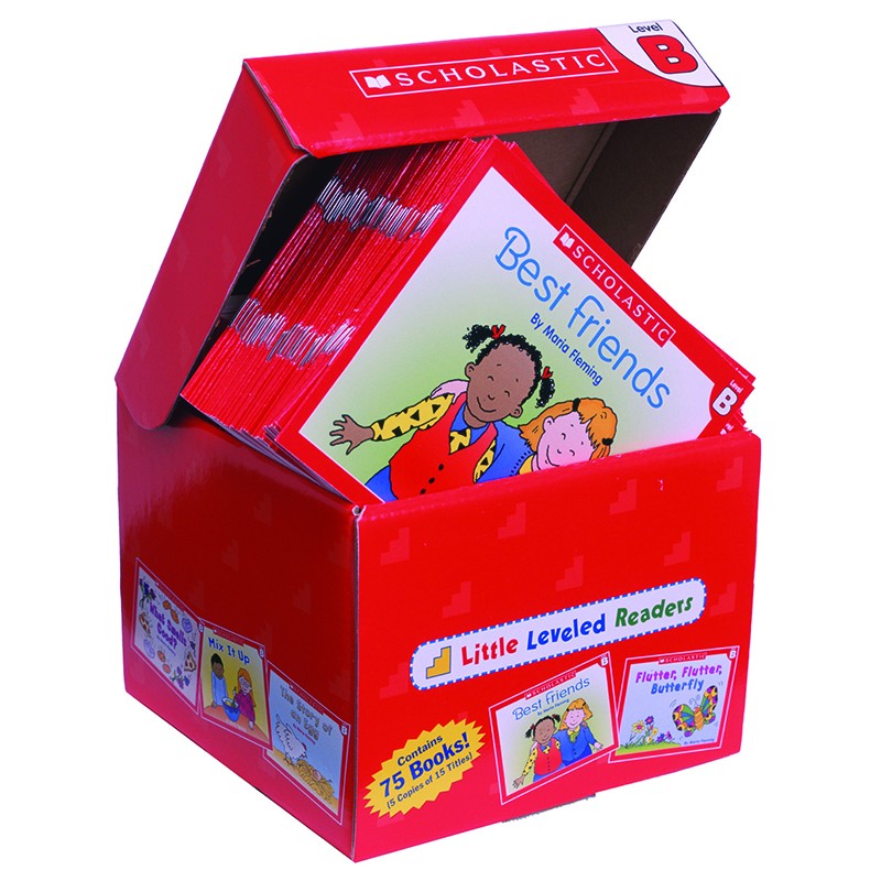 Little Leveled Readers Book: Level B Box Set, 5 Copies of 15 Titles