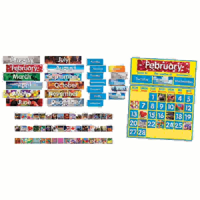 Photo Calendar Bulletin Board Set