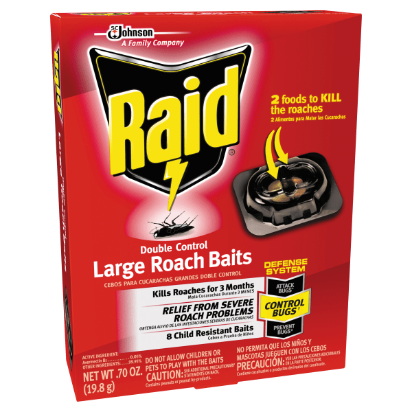Roach Baits, 0.7 oz, Box, 6/Carton