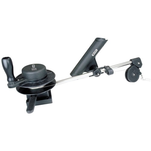 Scotty Depthmaster Compact Manual Downrigger with Rod Holder - Black