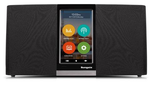 Sungale KWS433 Wifi Internet Radio With Touchscreen Operation