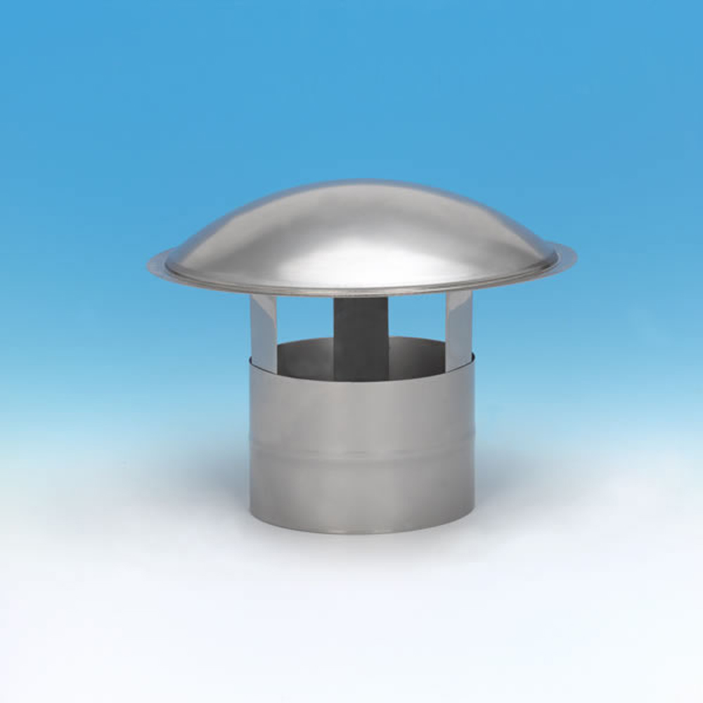 3" HomeSaver 304-Alloy Stainless Steel Rain Cap - 4300SS