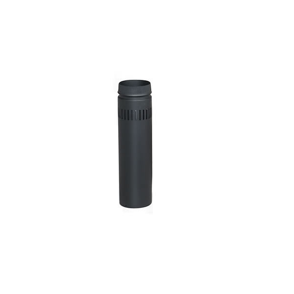 8" X 24" Dsp Double-Wall Black Stovepipe