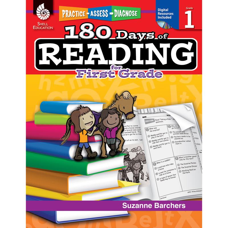 180 Days Of Reading Book For First, Grade