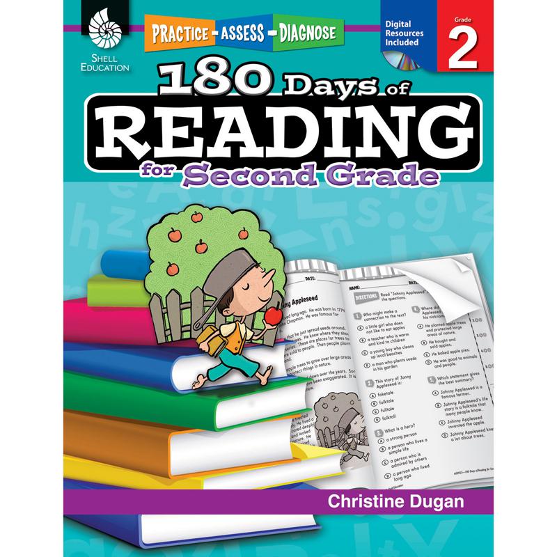 180 Days Of Reading Book For Second, Grade