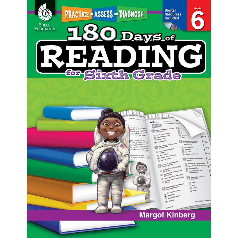 180 Days Of Reading Book For Sixth, Grade
