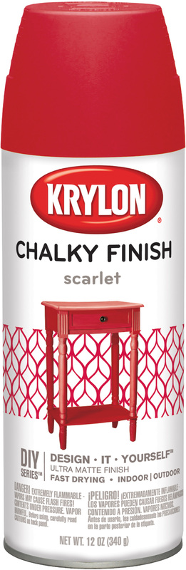 4115 Spray Paint Scarlet Chalky Paint