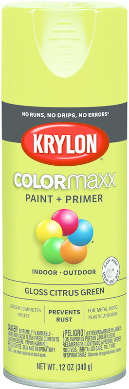 5512 Spray Paint Gloss Citrus Green Paint