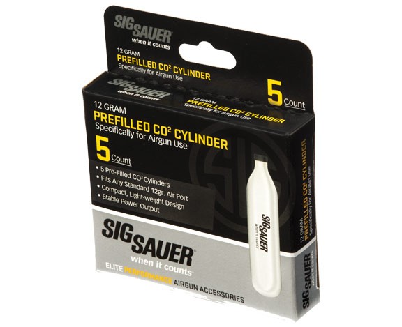 Sig Sauer CO2 CYLINDERS 12 Gr. - 5 PACK