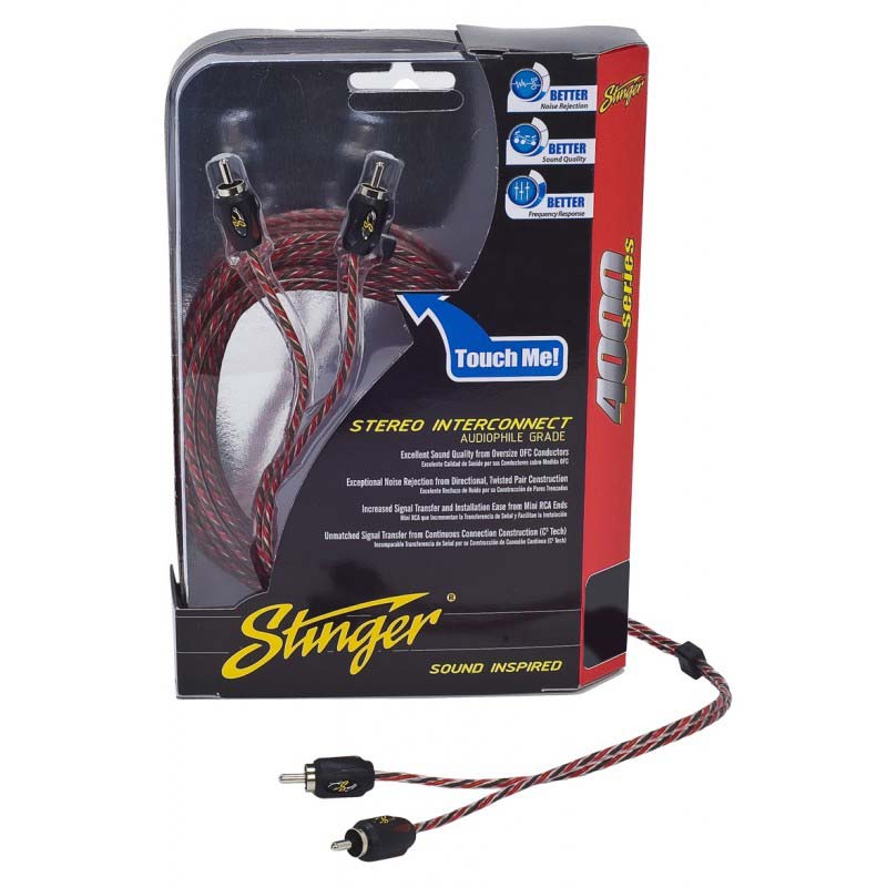 Stinger 17Ft 4000 2Ch RCA's Directional Twisted