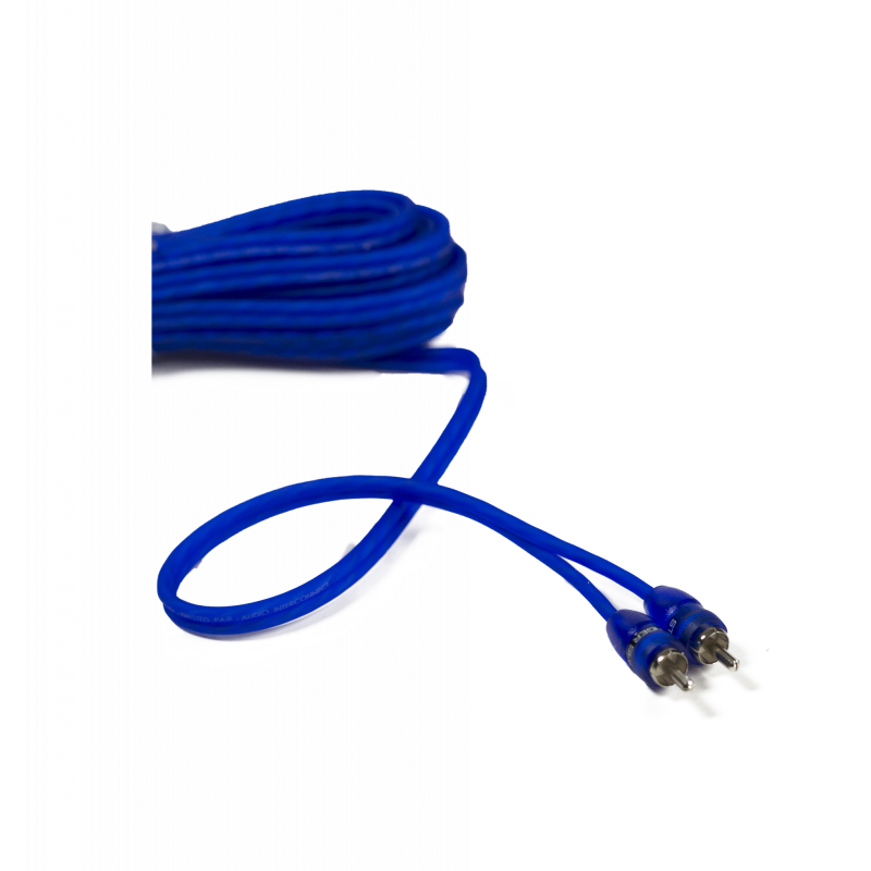 Stinger 17Ft Blue Comp Series Twisted RCA