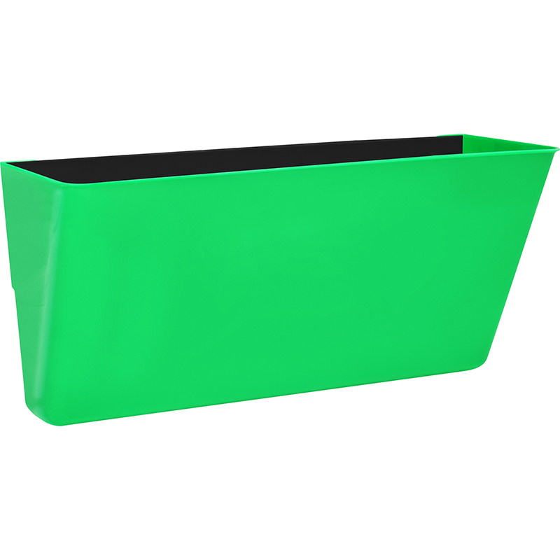 Letter-Size Magnetic Wall Pocket, Green