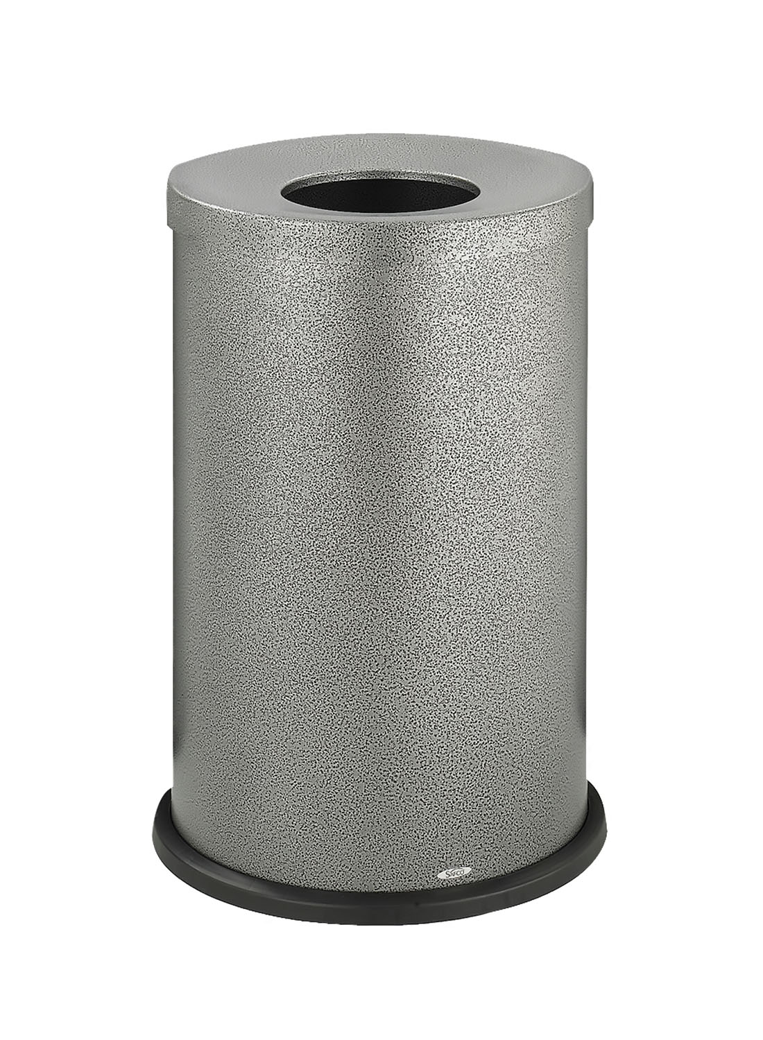 Safco Open Top Speckled Waste Receptacle - 35 gal Capacity - Round - 8.50" Opening Diameter - 28.5" Height x 19.8" Diameter - St