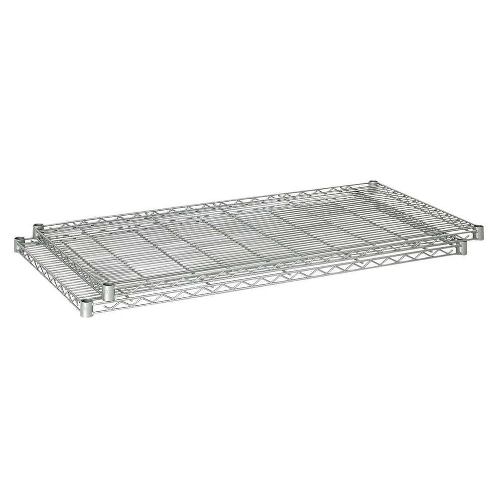 5296GR Extra Wire Shelve - 48.0" x 24.0" x 1.5" - 2 x Shelf(ves) - Gray