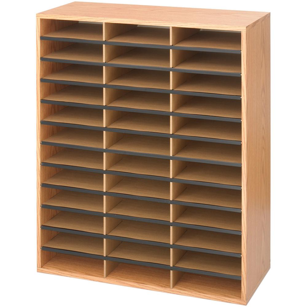 Safco Laminte Literature Organizer - 36 Compartment(s) - Compartment Size 2.50" x 9" x 11.75" - 34.5" Height x 29" Width x 12" D