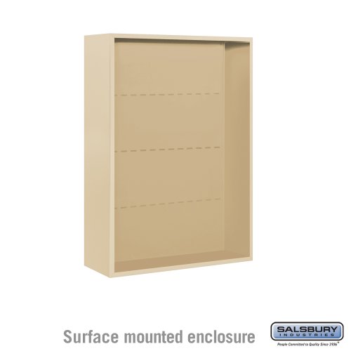 Surface Mounted Enclosure - for 3711 Double Column Unit - Sandstone