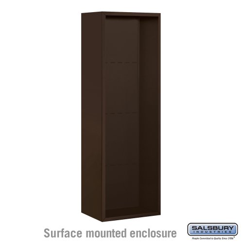 Surface Mounted Enclosure - for 3711 Single Column Unit - Bronze