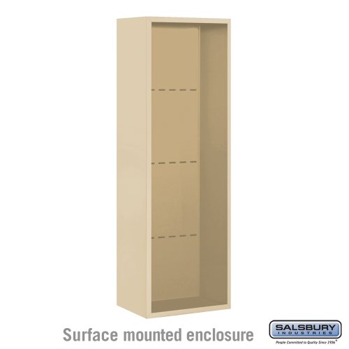 Surface Mounted Enclosure - for 3711 Single Column Unit - Sandstone