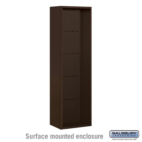 Surface Mounted Enclosure - for 3716 Single Column Unit - Bronze