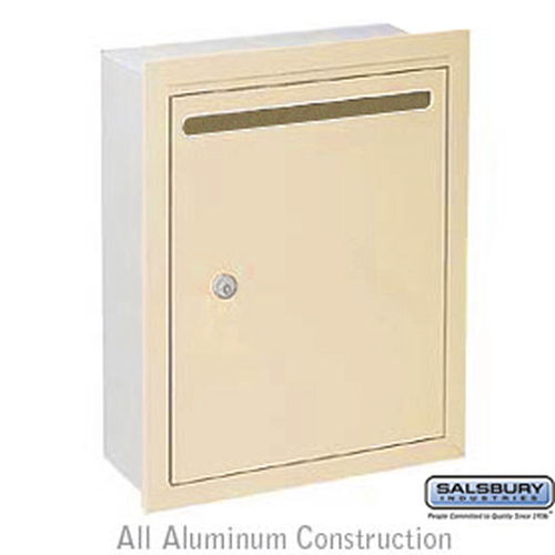 Letter Box - Standard - Recessed Mounted - Sandstone - USPS Access