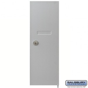 Replacement Door and Lock - for Vertical Mailbox - with (2) Keys - Aluminum