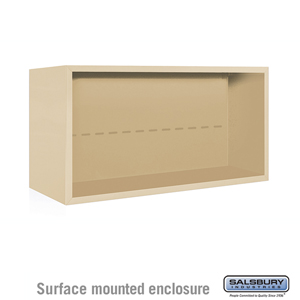 Surface Mounted Enclosure - for 3704 Double Column Unit - Sandstone