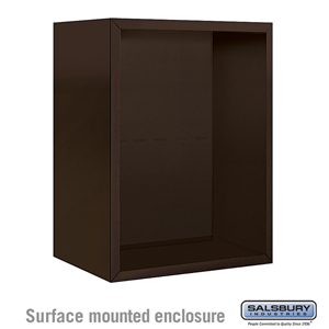 Surface Mounted Enclosure - for 3706 Single Column Unit - Bronze