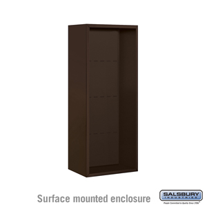 Surface Mounted Enclosure - for 3710 Single Column Unit - Bronze