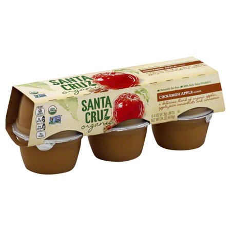 Santa Cruz Organic Cinnamon Applesauce (12x6x4 Oz)