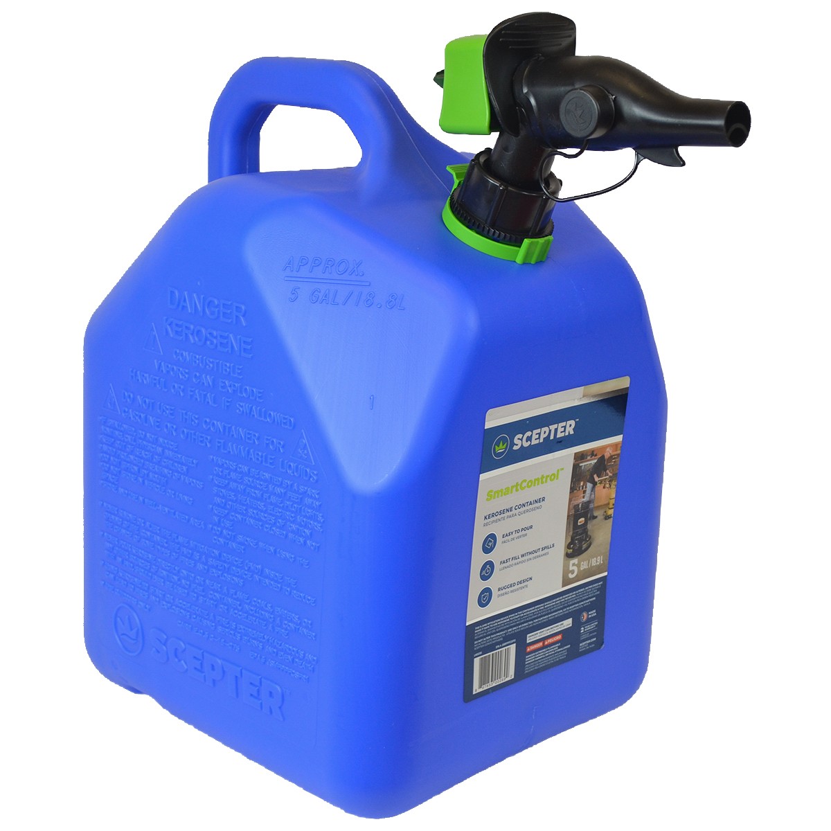 5 GAL SCEPTER SMARTCONTROL KEROSENE CAN