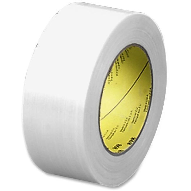 Scotch Premium-Grade Filament Tape - 60 yd Length x 2" Width - 6.6 mil Thickness - 3" Core - Synthetic Rubber - Glass Yarn Backi