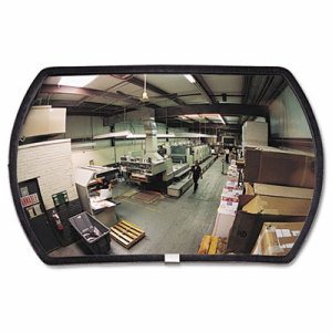 See All Rounded Rectangular Convex Mirrors - Rounded Rectangular - 15" Width x 24" Length - 1 Each