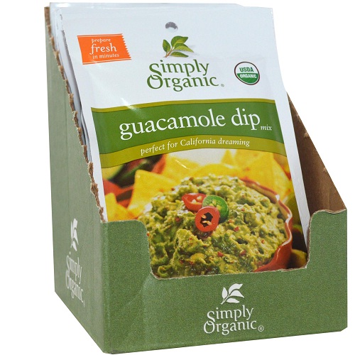 Simply Organic Guacamole Dip (12x.8 Oz)