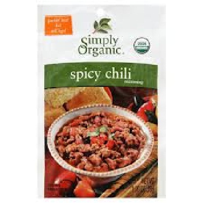 Simply Organic Spicy Chili Ssn (12x1OZ )