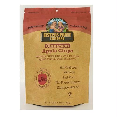 Sisters Fruit Company Cinnamon Apple Chips (12X2.25 OZ)