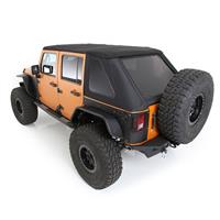 BOWLESS COMBO TOP KIT W/TINTED WINDOWS - PROTEK JEEP, 07-18 WRANGLER (JK) 4 DOOR