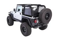 07-18 WRANGLER (JK) - 2 DOOR CLOAK EXTENDED MESH TOP SIDES/REAR