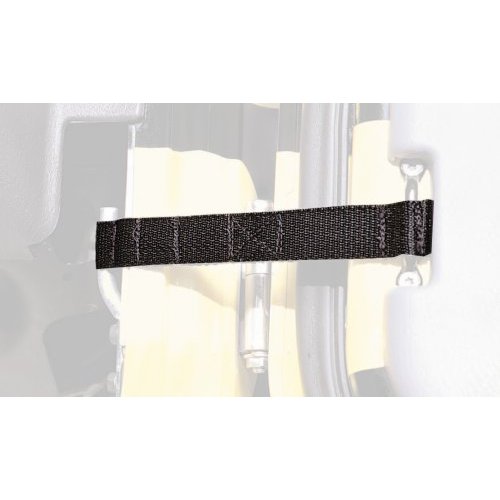 DOOR STRAP - ADJUSTABLE - PAIR - BLACK