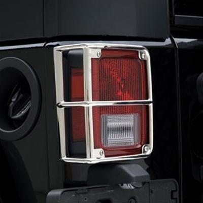 07-18 WRANGLER (JK) EURO TAIL LIGHT GUARDS - STAINLESS STEEL