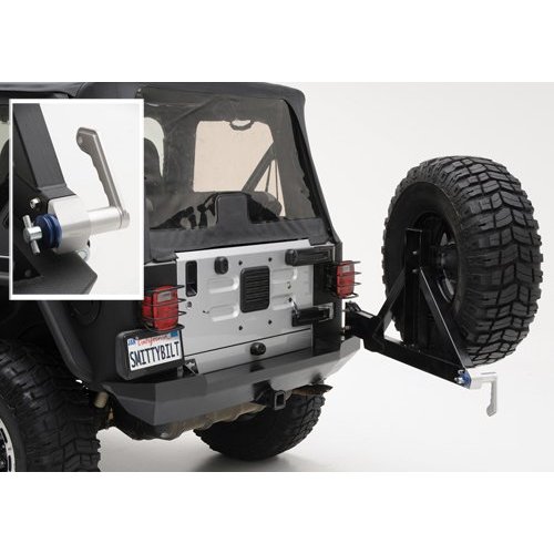 87-06 WRANGLER (YJ/TJ/LJ) XRC REAR SWING AWAY - BLACK TEXTURED